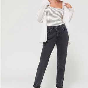 Size 32 Black UO mom jeans